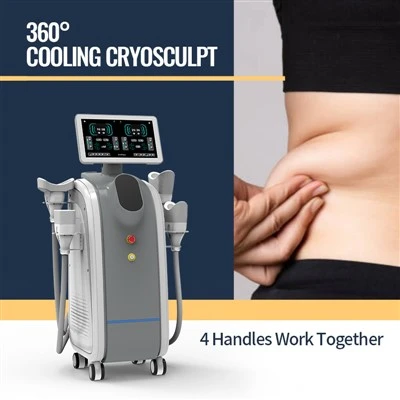 CE biztonság Szilikon kontaktus hűtés Cryo zsírfagyasztó súlycsökkentő gép